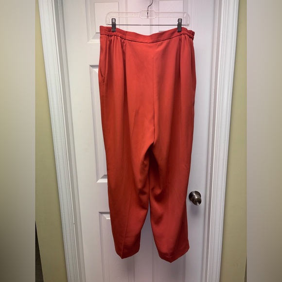 Vintage Jon Lawrence Rust Wide Leg Pants – Size 18W – Made in USA - Picture 7 of 11